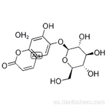 2H-1-benzopiran-2-ona, 6- (bD-glucopiranosiloxi) -7-hidroxi-, hidrato (2: 3) CAS 66778-17-4